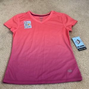 Girls Ombré Freeline V-neck T-shirt NWT